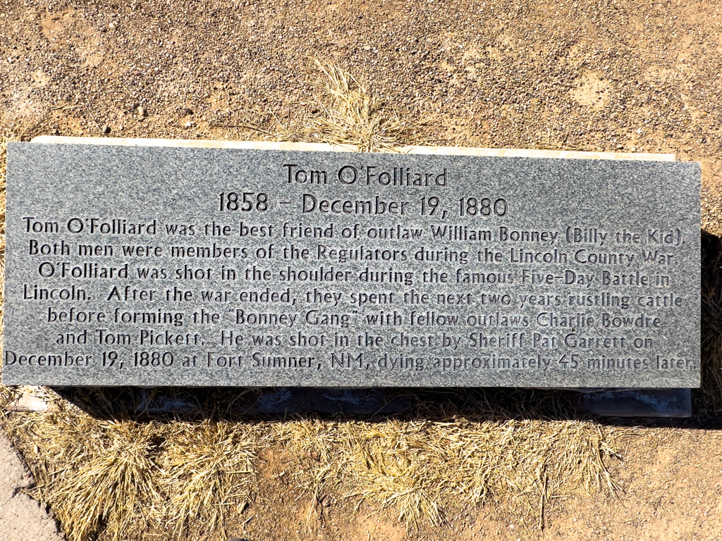 Auch ein (unrühmlicher) Teil der amerikanischen Geschichte: Billy the Kid und einer seiner Kumpanen Tom O'Folliard