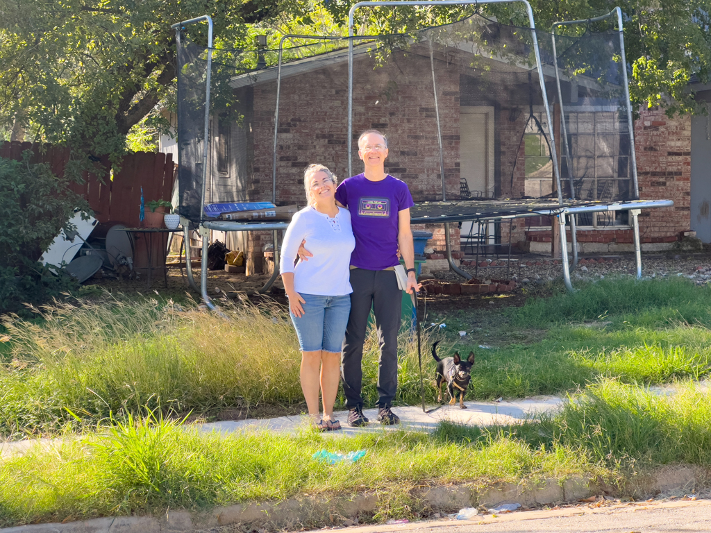 zum Abschied: unsere neuen Freunden aus Austin