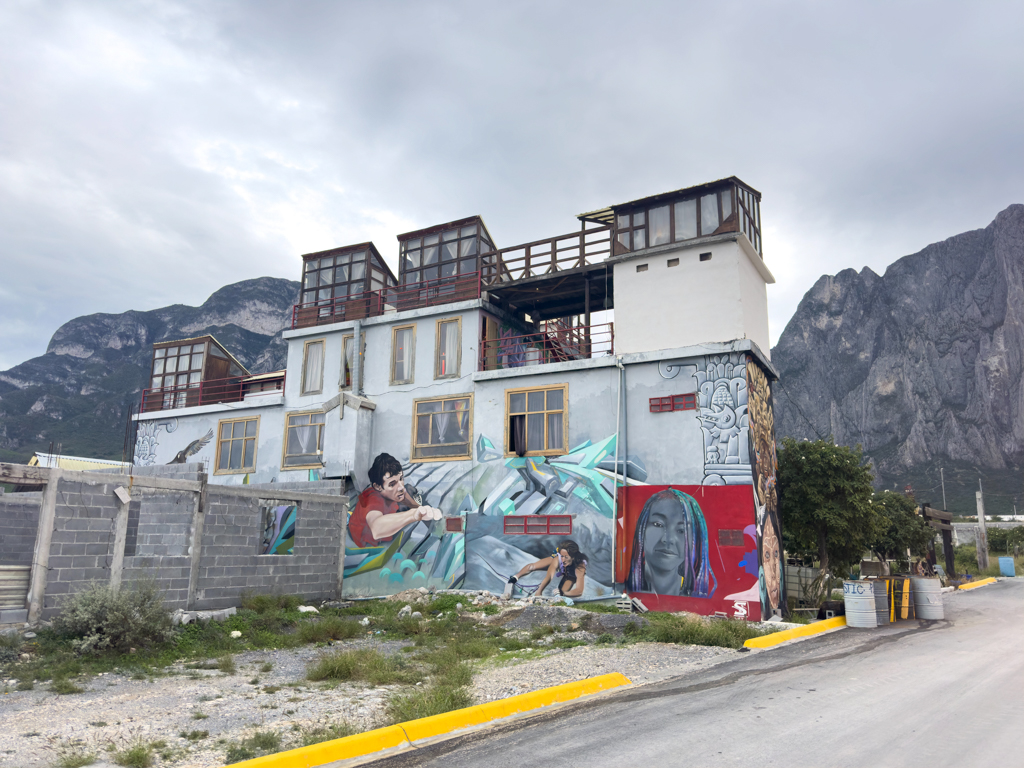 Hauswand an der Finca el Calminante