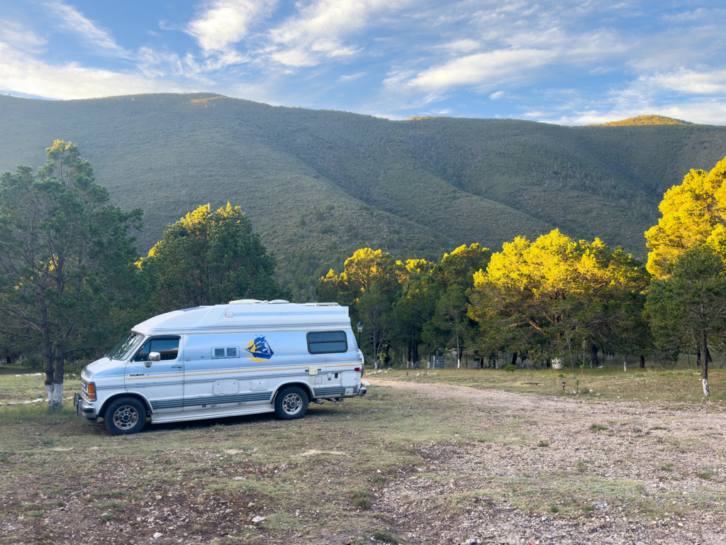 Auf dem Nachbars-Campground des Nomad Glamping