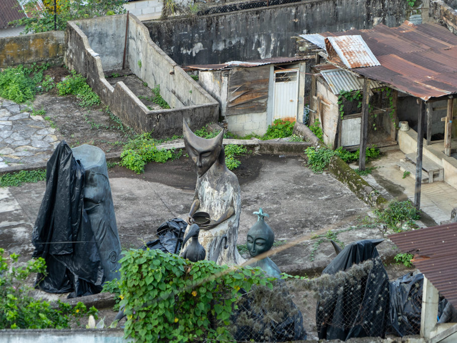 Skulpturen für das Museum Leonara Carrington in Xilitla