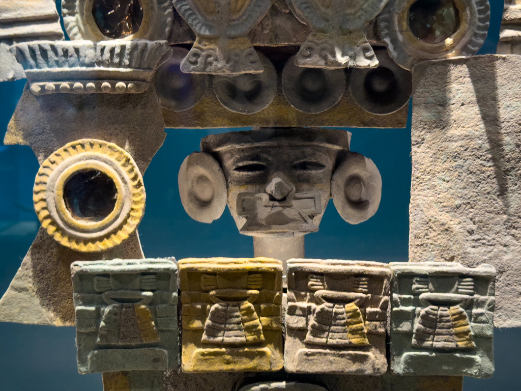 Ausstellungsstück im Museum der Pyramidenanlage von Teotihuacan