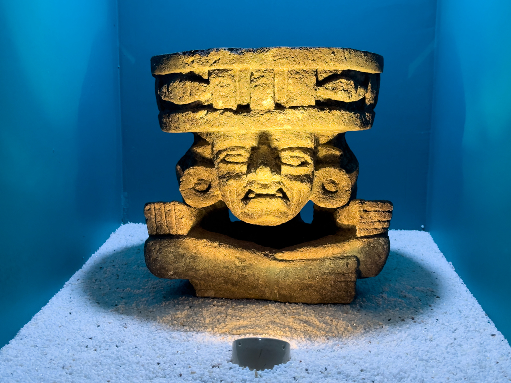 Ausstellungsstück im Museum der Pyramidenanlage von Teotihuacan