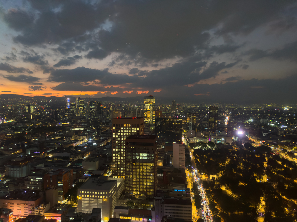 Blick vom Torre Latinoamericana über CDMX