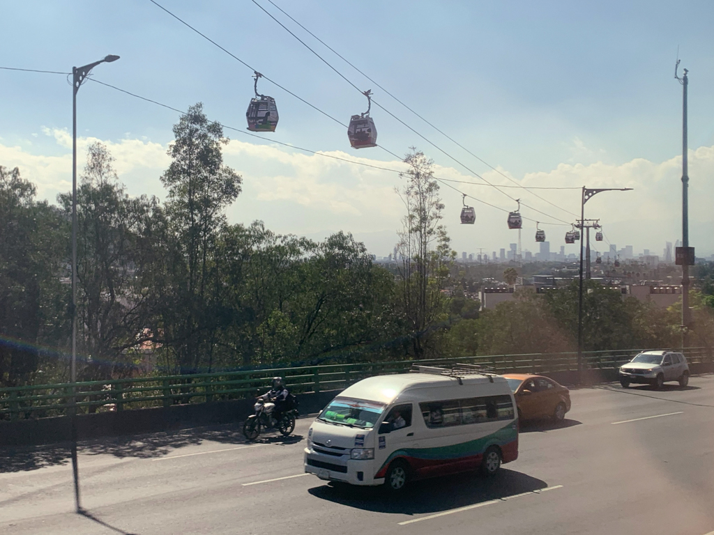 Kleine Seilbahn ins Centrum von CDMX