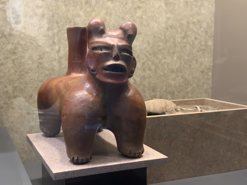 Ein Ausstellungsstück im anthropologischen Museum in CDMX