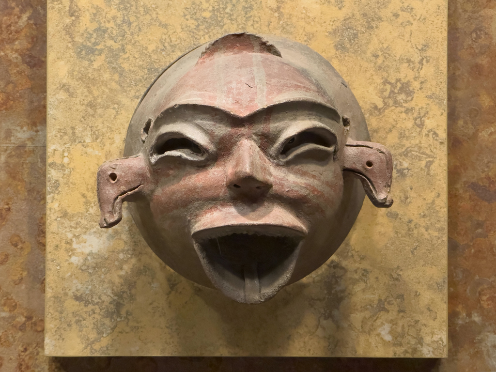 Ein Ausstellungsstück im anthropologischen Museum in CDMX