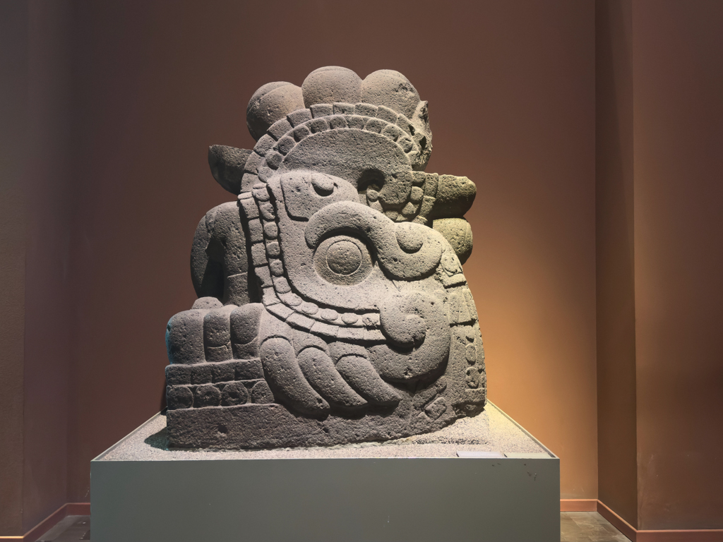 Ausstellungsstück im anthropologischen Museum in CDMX