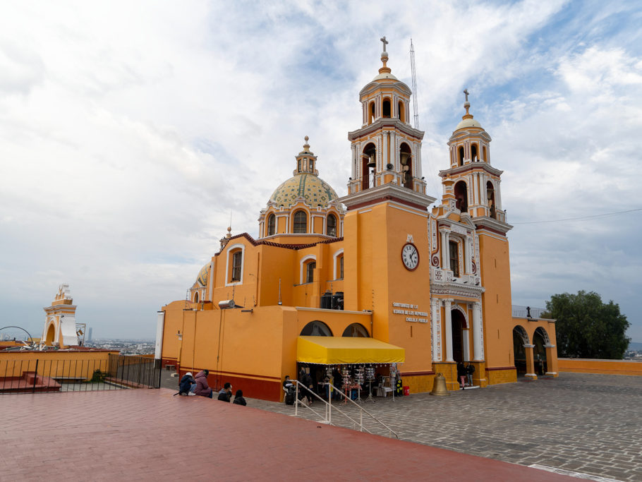 Blick auf die Kirche der Señora de los Remedios