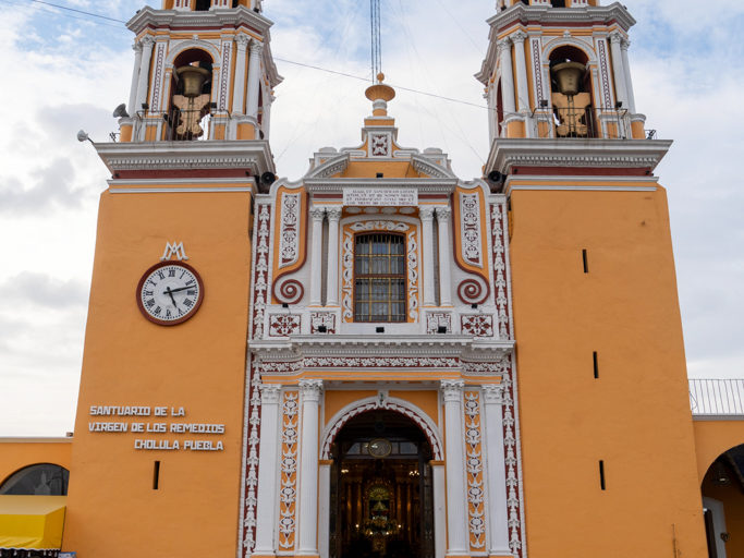 Blick auf die Kirche der Señora de los Remedios