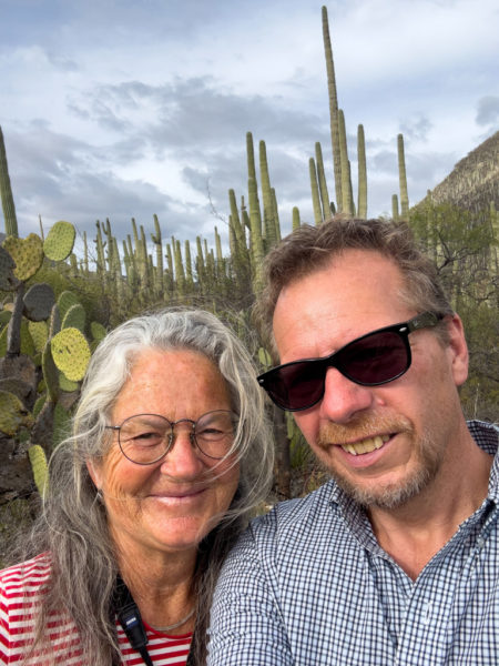 JoMa Selfie im Tehuacán-Cuicatlán Biosphären Reservat