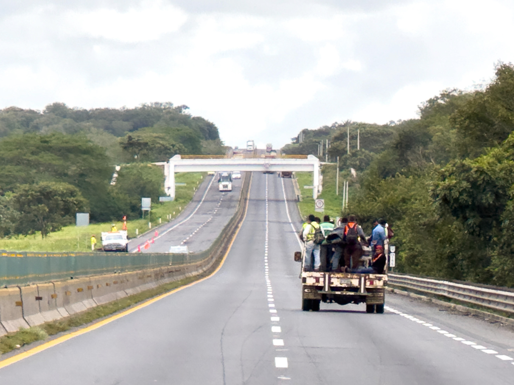 üblicher Sammeltransport in Mexiko