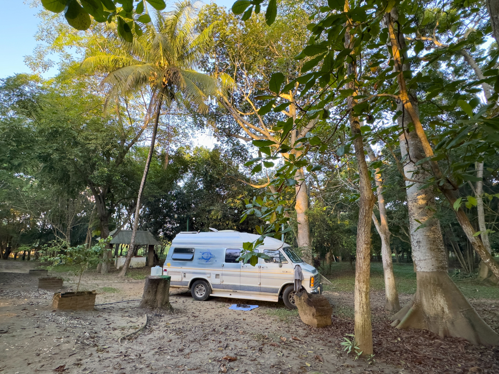 Unser feiner Stellplatz in der Rancho el Jaguar