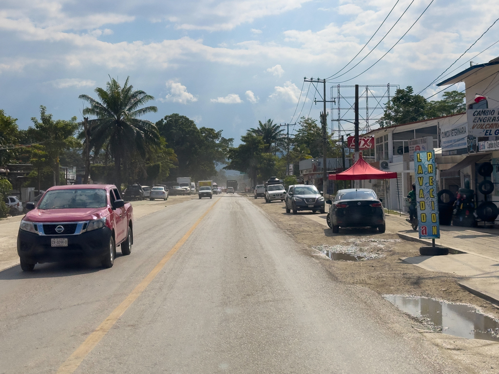 Normales Strassenbild in Mexiko