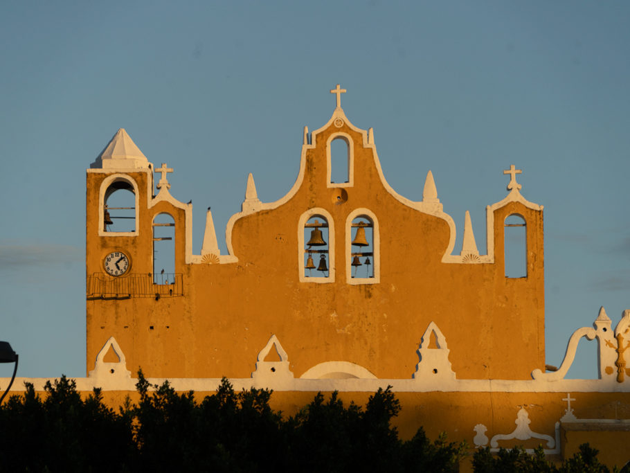 Konvent von Izamal im Abendlicht