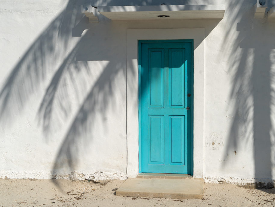 Ferienhaus am Strand von San Crisanto. Nicht Santorini im Mittelmeer