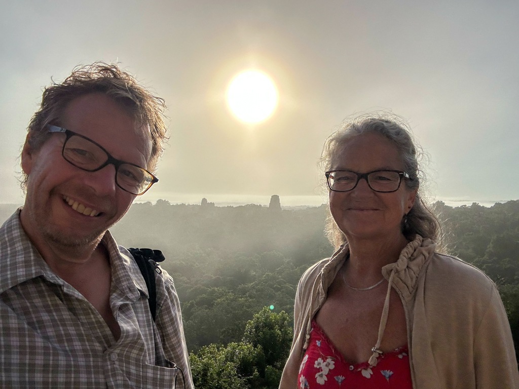 JoMa Selfie in Tikal