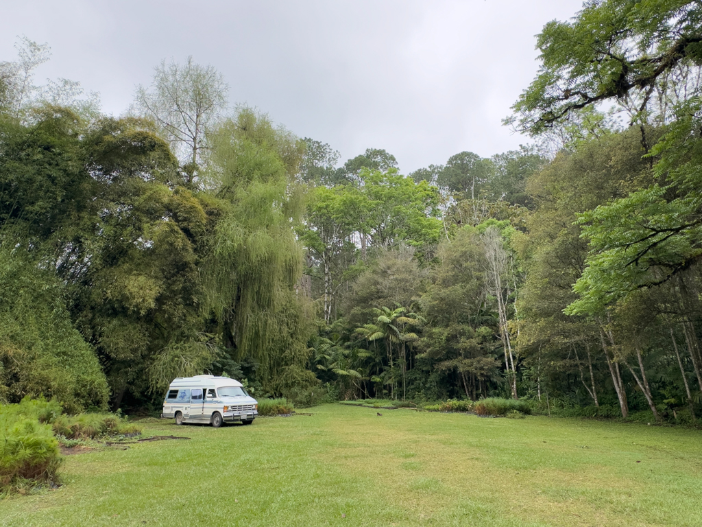 Campingplatz im Parque Nacional Las Victorias in Cobán