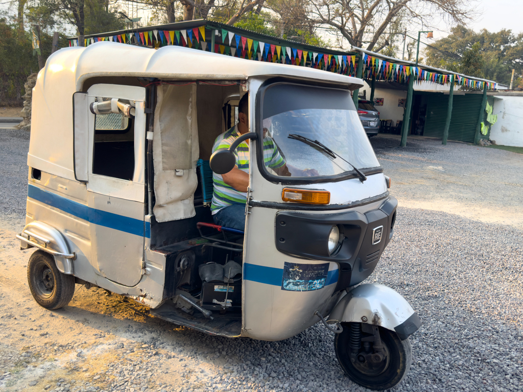Unser kleines Tuck-Tuck Taxi in Antigua