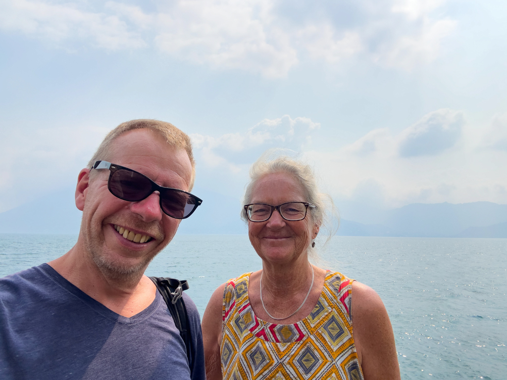 JoMa Selfie am Lago Atitlán