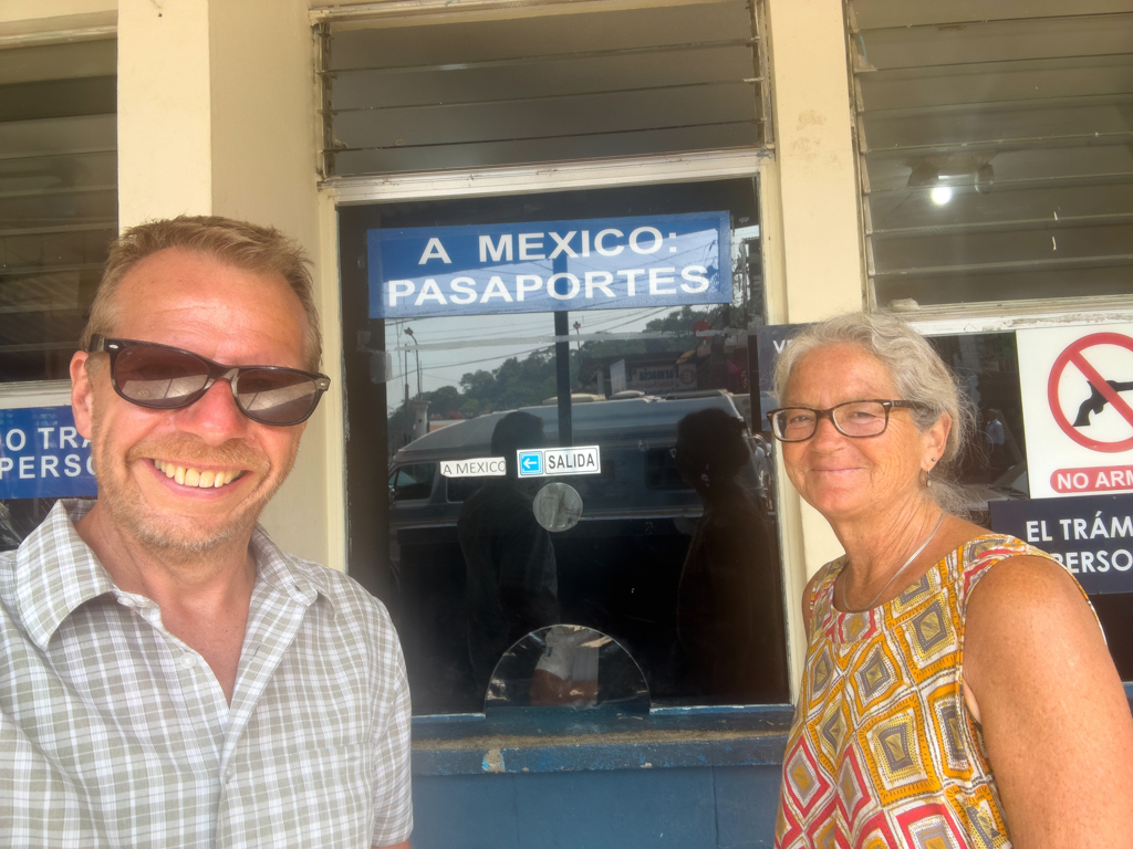 Salida a Mexico! JoMa reisen aus Guatemala aus.