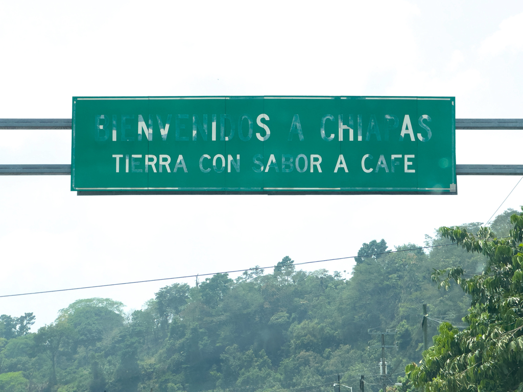 Bienvenidos a Chiapas - tierra con sabor a cafe / Willkommen in Chiapas - Land des Kaffeegeschmacks