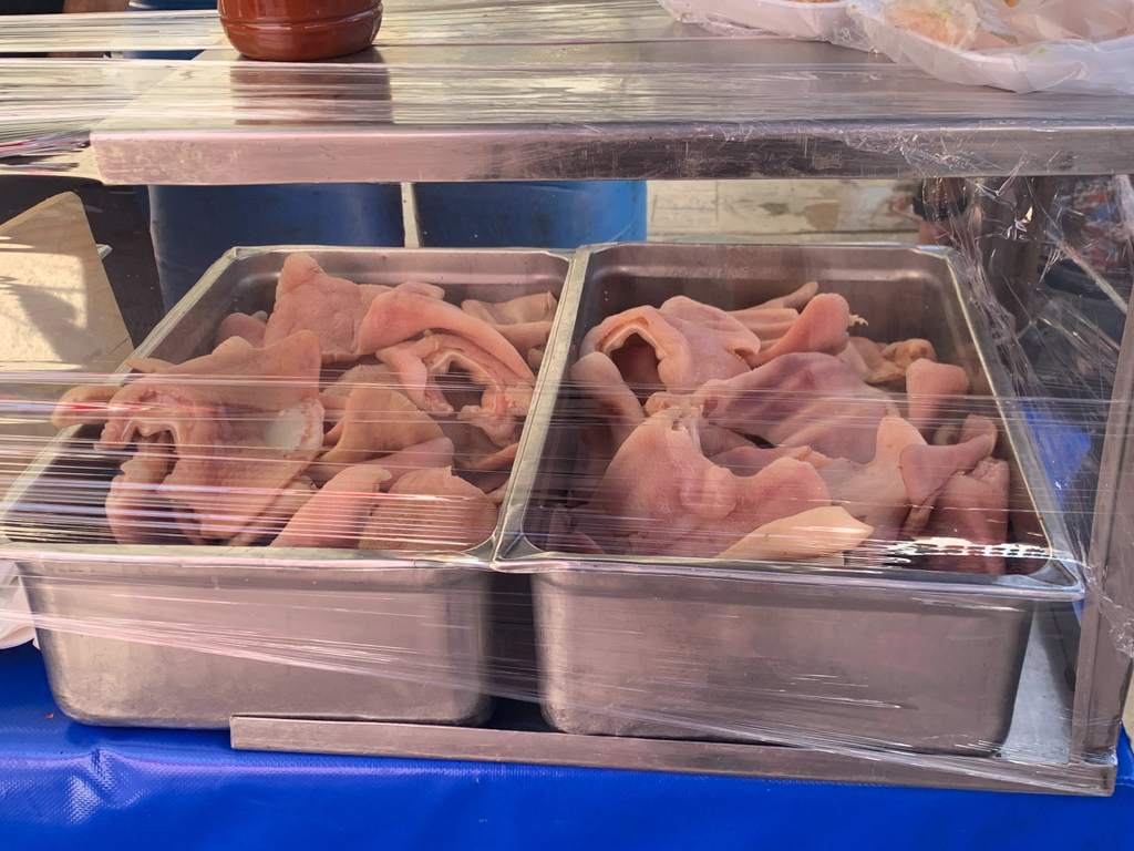 Säuiöhrli / Schweineohren, auf dem Tonalá, dem Warenmarkt in Atotonilco el Alto