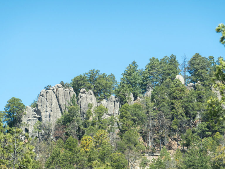 Die Landschaft gleicht dem des Sierra de Órganos Nationalpark