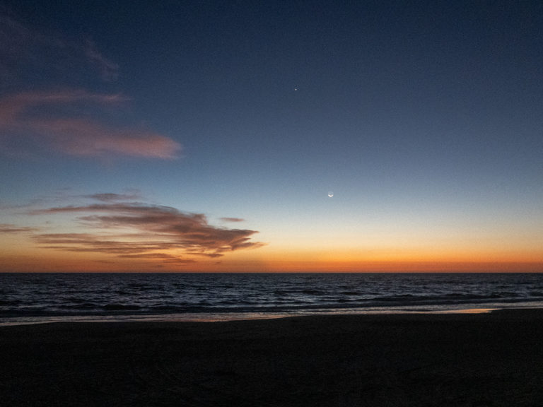 Nach Sonnenuntergang bei Celestino. Immer wieder schön zu sehen....