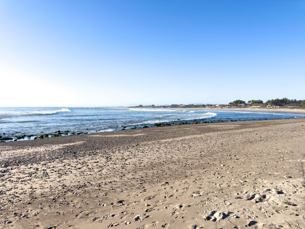 Low tide am Strand. Man kann auch Ebbe sagen...