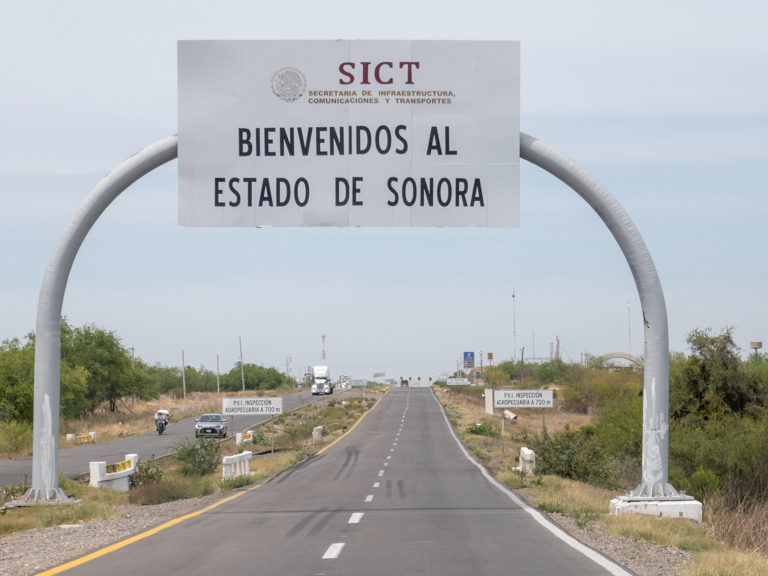 Bienvenidos im Bundesstaat Sonora