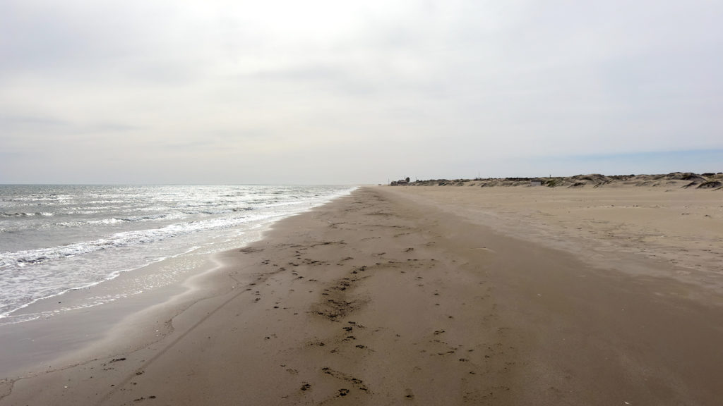 Strand von Huatabampito, mit viel Wind