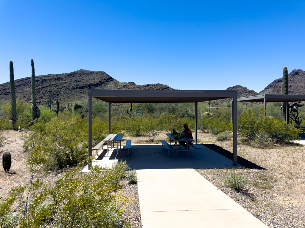 Picknick-Platz beim Visitor Center im Organ Pipe Cactus National Monument