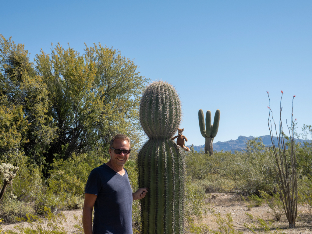 Jo und Mo im Organ Pipe Cactus National Monument, Arizona