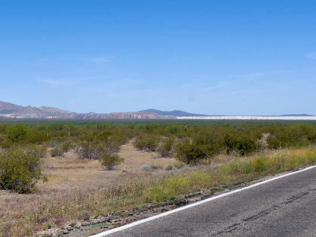 Riesige Kupfermine in Ajo, Arizona