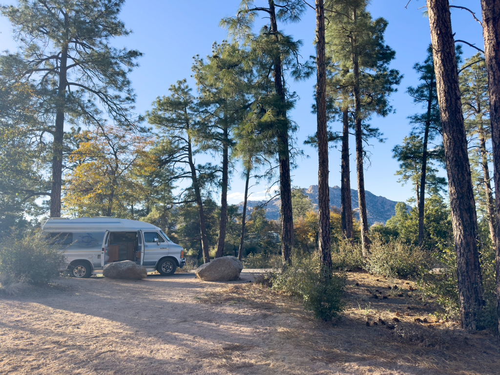 Unser Stellplatz im Yavapai Campground