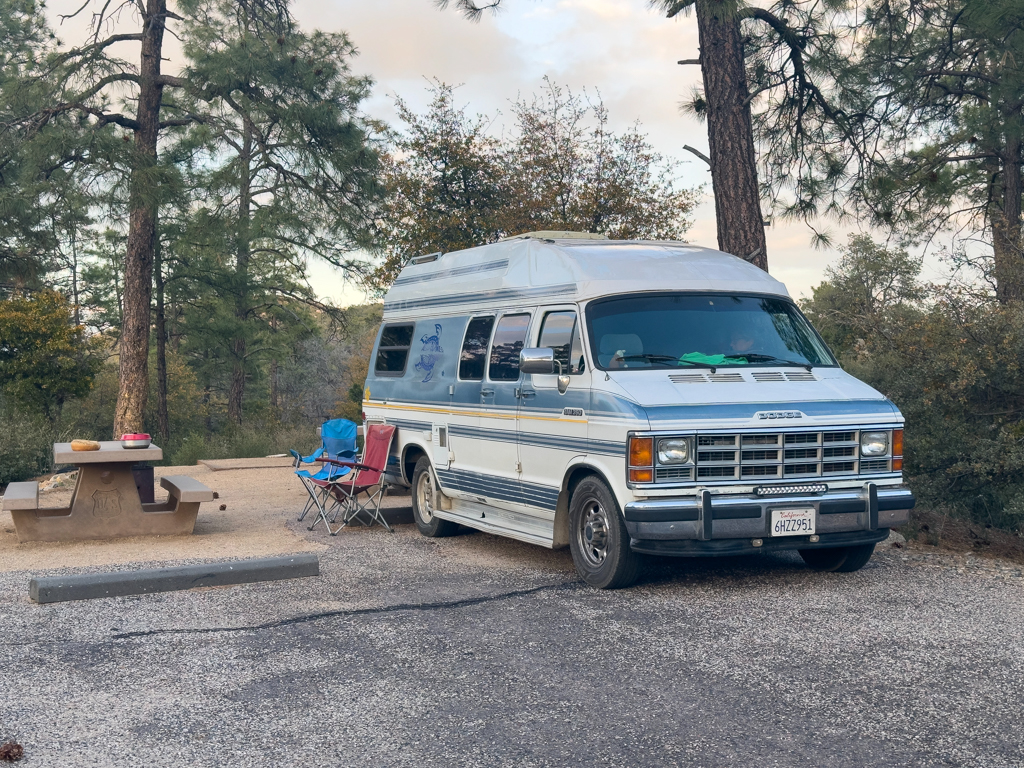 Unser Stellplatz im Yavapai Campgrond