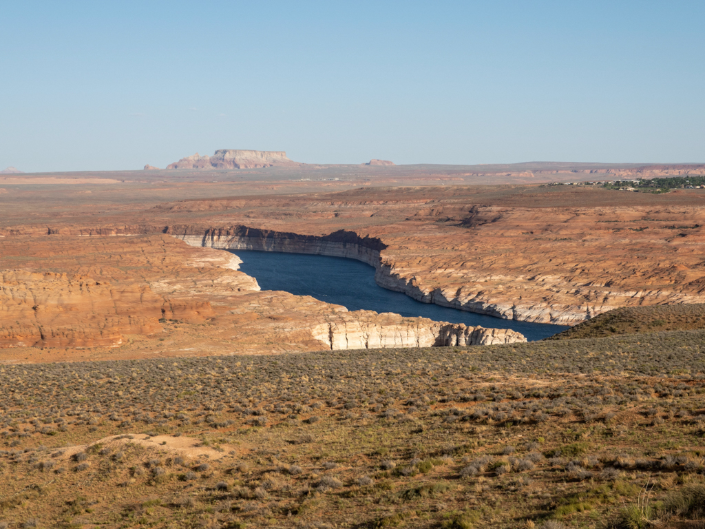 Pano von Lake Powell von einem View Point bei Page aus gesehen
