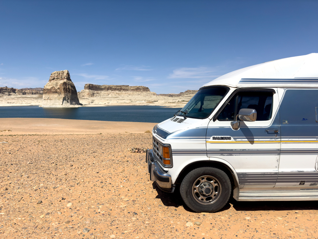 Unser kurzer Halt am Lake Powell
