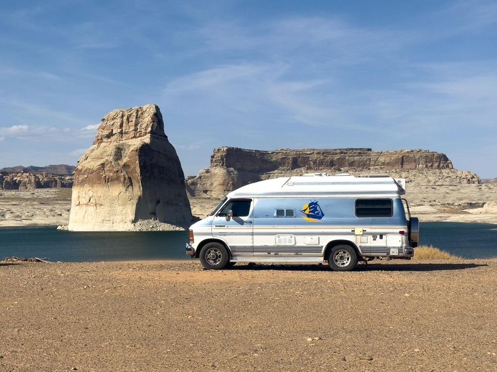 Unser kurzer Halt am Lake Powell