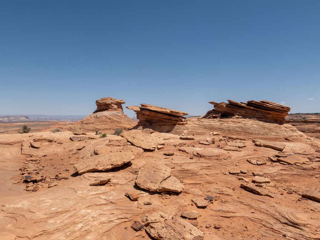 Erodierte Hoodoos auf dem Beeheive Trail