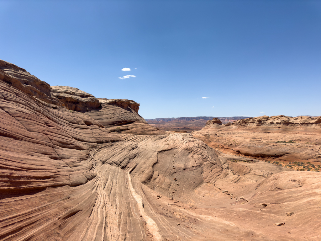 Die unwirklich erscheinende Landschaft am Beeheive Trail