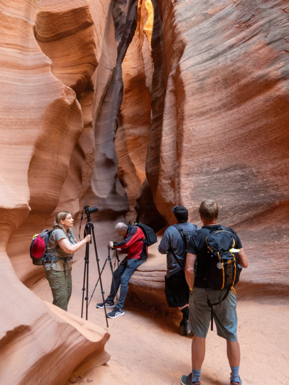 Unsere Fotogruppe im Antelope Canyon