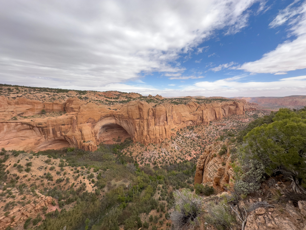 Auch hier bei den natural bridges eine beeindruckende Canyon Landschaft