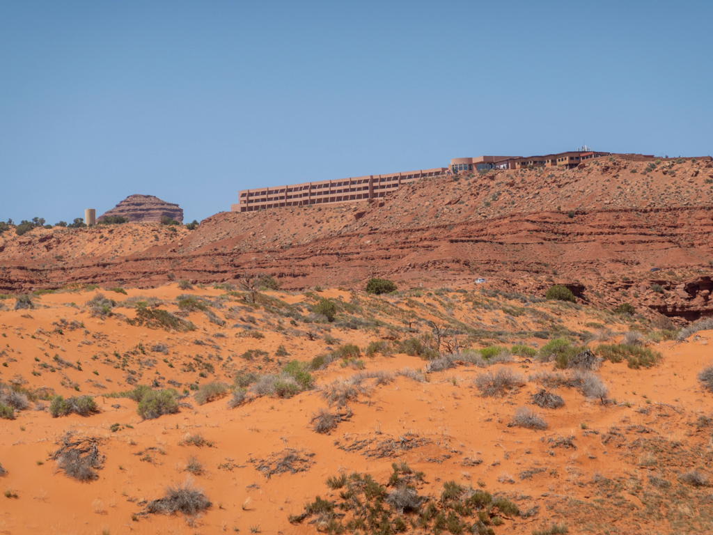 Das Hotel am Rande des Monument Valley's