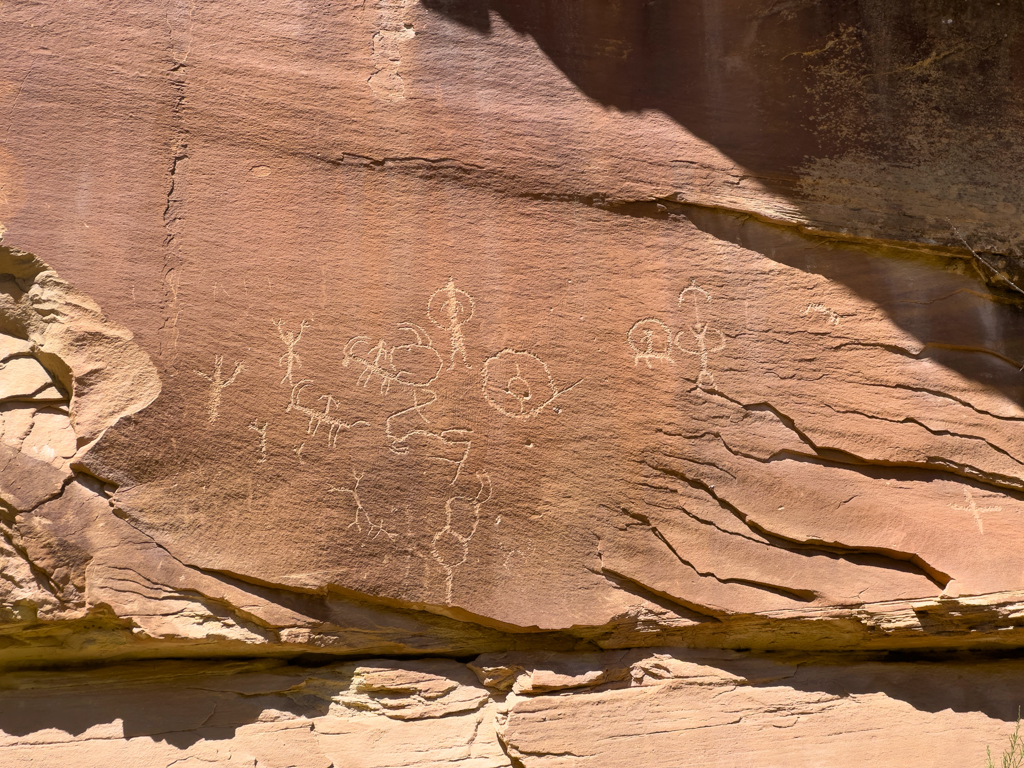 in der Sand Island auf dem Weg zu den weiteren Petroglyphen