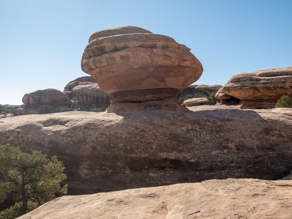 Tolle Felsformationen Needles District des Canyonland Nationalparks