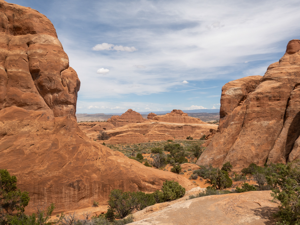 Mit Hanno und Sigrid auf der Wanderung durch den Arches NP