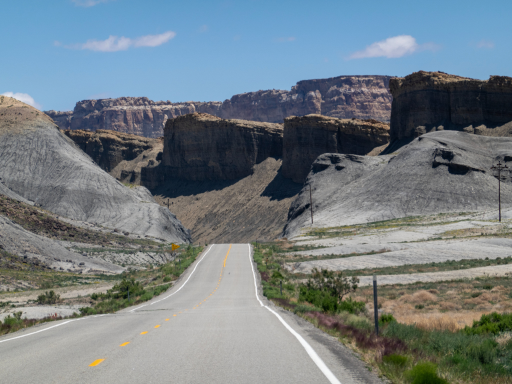 Auf dem Weg zum Zwergen Park, auch bekannt als Goblin Valley State Park :-)