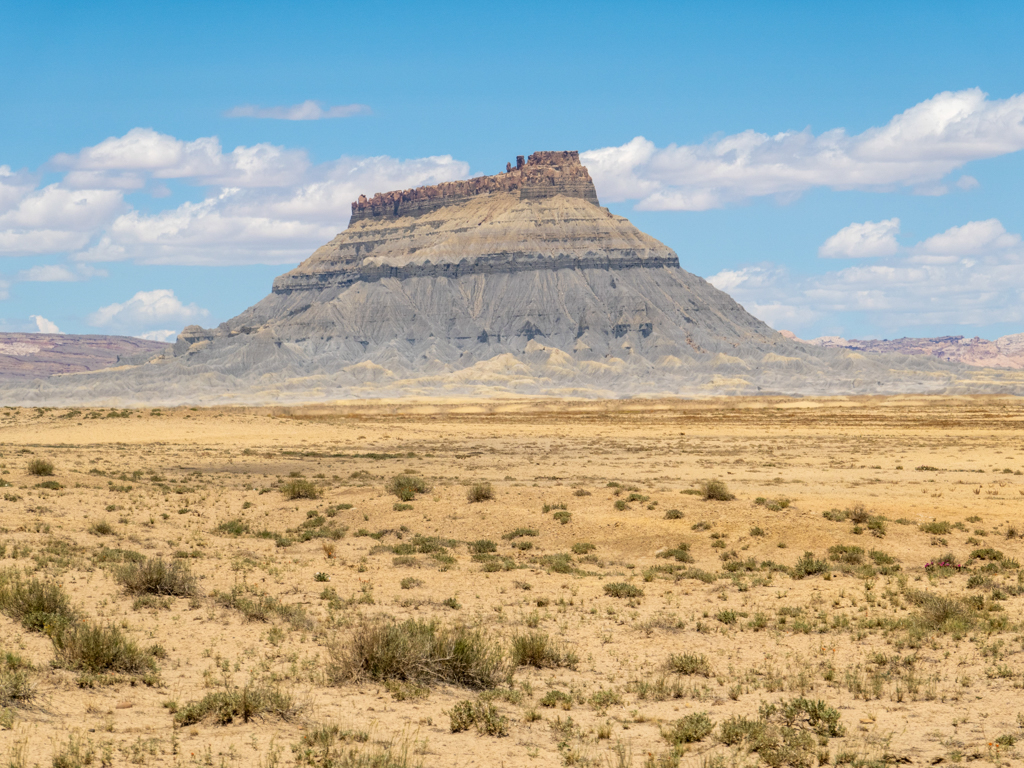 Ein kurzer Zwischenhalt auf dem Weg zum Goblin Valley State Park